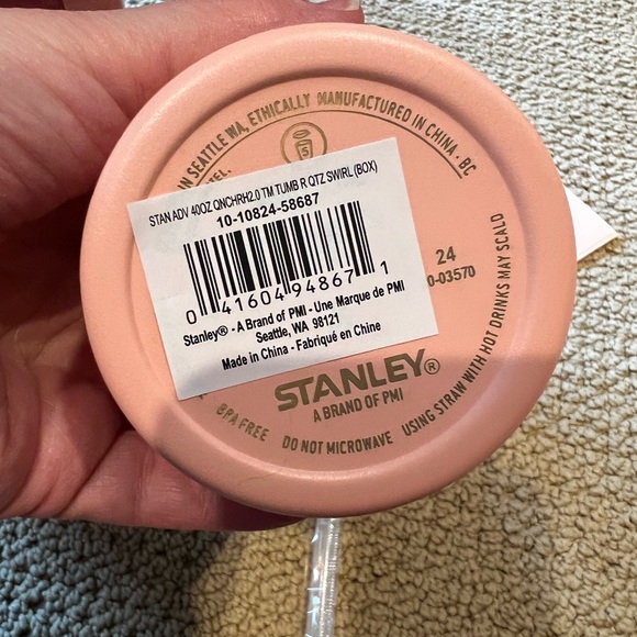 Barbie x Stanley 40oz Quencher Peaches N Cream Limited NEW Box Damage - Picture 14 of 16